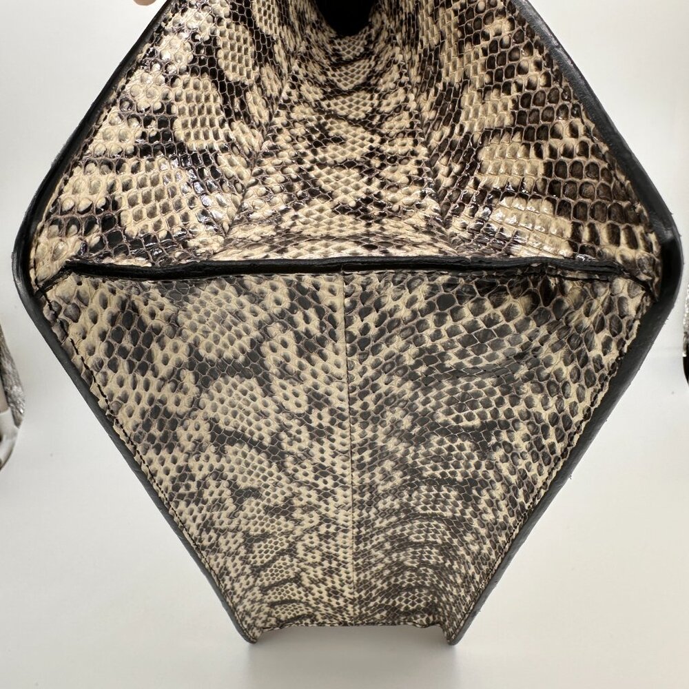 Gucci Snakeskin Small Lilith Bamboo Top Handle Bag - Picture 8 of 14